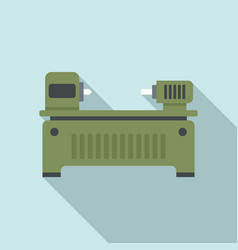 Boring Lathe Icon Flat Style