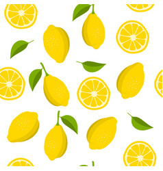 Lemon And Slices Of Pattern Summer