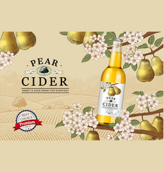 Pear Cider Promo Ad