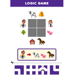 Education Game For Children Logic Puzzle Build