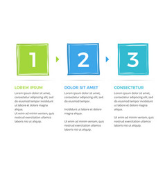 Infographic Template With 3 Steps