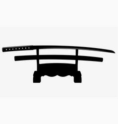 Katana Samurai Sword Stand Silhouette