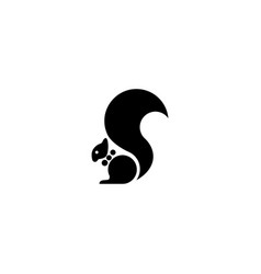 Squirrel Logo Abstract Design