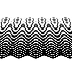 Wavy Lines Halftone Pattern