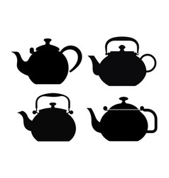 Chinese Teapot Silhouette Tea Cup