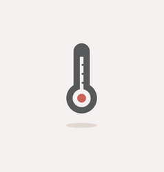 Termometer High Temperature Color Icon