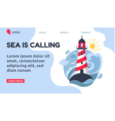 Marine Adventures Sea Calling Lighthouse Web