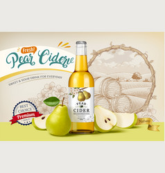 Pear Cider Banner Ad