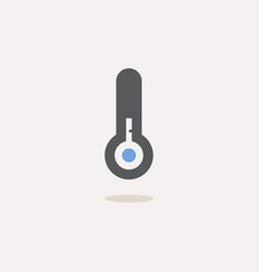 Termometer Low Temperatue Color Icon With Shadow