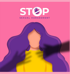 Stop Sexual Harassment Poster Design