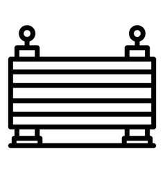 Automatic Gate Tool Icon Outline Style