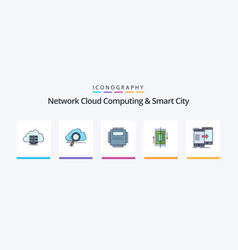 Network Cloud Computing And Smart City Line