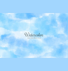 Sky Blue Watercolor Background