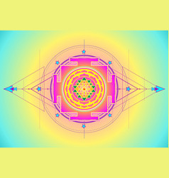 Sri Yantra Or Chakra Form Mystical