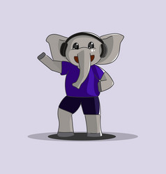 Cute Elephant Animal Character