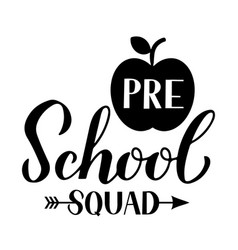 Preschool Squad Calligraphy Hand Lettering