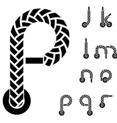 Shoelace Alphabet Lower Case Letters Part 2