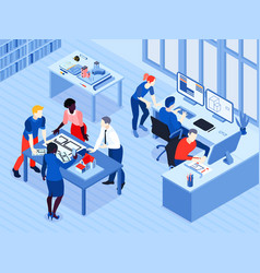 Architect Work Isometric View