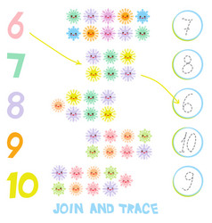 Kids Learning Number Material 6 To 10 Join