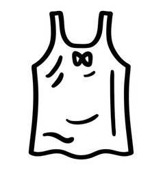 Sleeveless Undershirt Vest Stroke