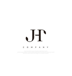 Initial Jh Logo Design