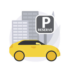 Reserve Parking Space For Curbside Pickup Abstract