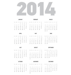 Calendar for 2016 Royalty Free Vector Image - VectorStock