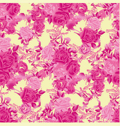 Seamless Pink And Red Floral Patter