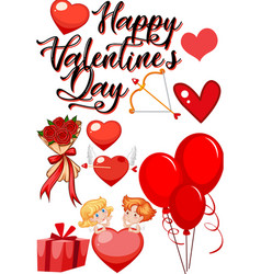 Valentine Theme With Many Hearts