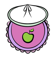 Baby Bib Icon Cartoon