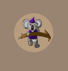 Cute Koala Animal Character Design