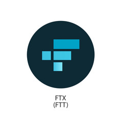 Ftx Cryptocurrency Token Logo Icon Isolated