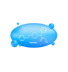 Fentanyl Molecula Formula Drawing