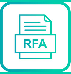 Rfa File Document Icon