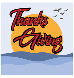 Thanks Giving Lettering Font