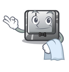 Waiter Button I In Cartoon Game