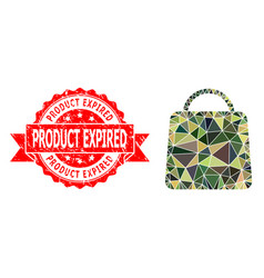 Distress Product Expired Stamp And Shopping Bag