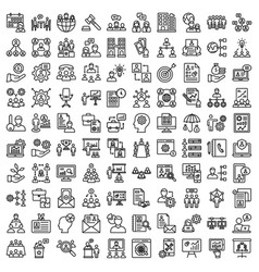 Office And Jobs Isolated Icons Pack