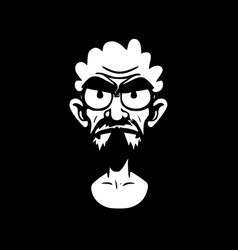 Baba - Black And White Isolated Icon