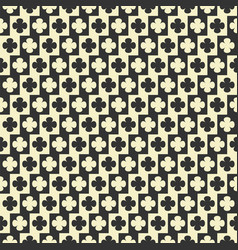 Checker Board Flower Shape Abstract Seamless