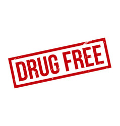 Drug Free Rubber Stamp Seal