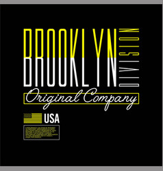 Brooklyn Division Original Company Vintage Tshirt