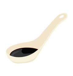 Chinese Ceramic Spoon Soy Sauce