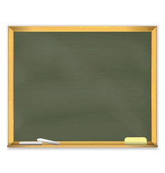 Green blank classic school board Royalty Free Vector Image