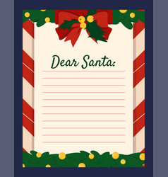 Santa Letter Template