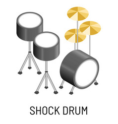 Shock Drum Isolated Musical Instrument Percussion