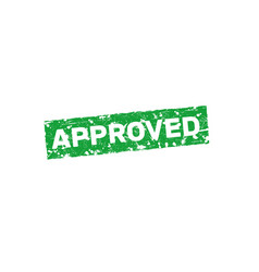 Approved Grunge Rubber Stamp Sign Accept