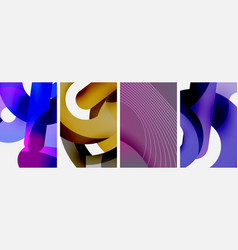 Circle Geometric Abstract Posters