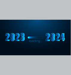 Futuristic Loading From 2023 To 2024 Business Web