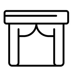 Kid Wood Table Icon Outline Style